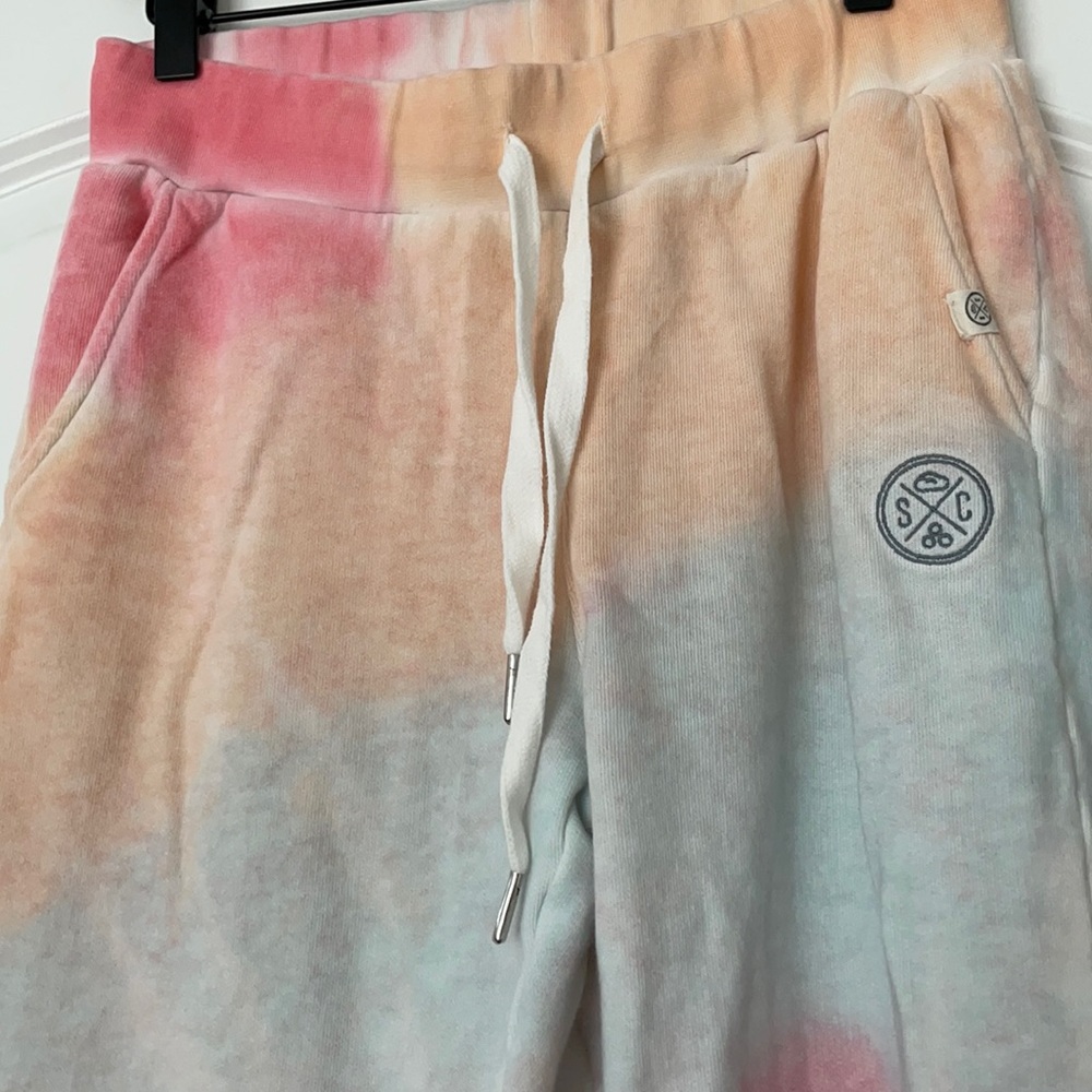 Sand cloud wanderlust tie dye joggers small